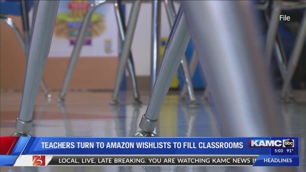 Teachers turns to Amazon wish lists to fill classrooms