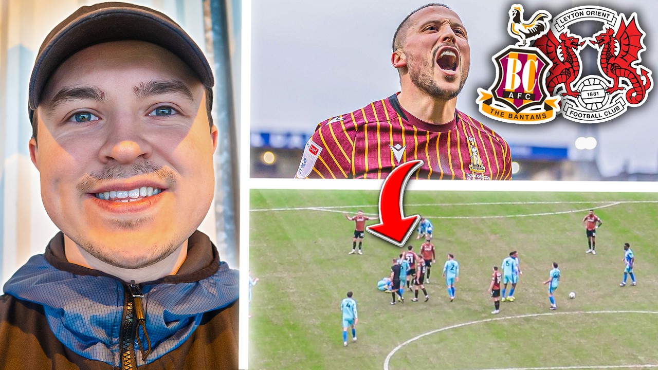 Bradford City WIN AGAIN at Valley Parade DESPITE DREADFUL REFEREE!