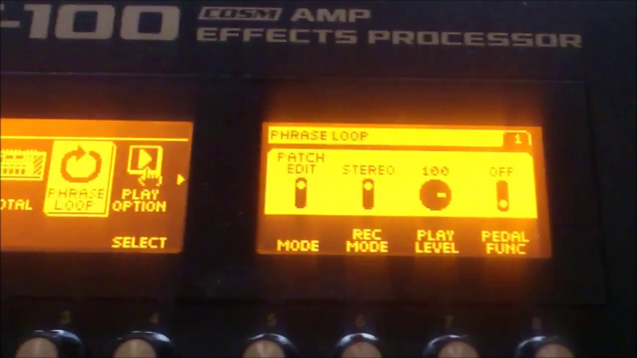 Boss GT-100 - How To: Assigns