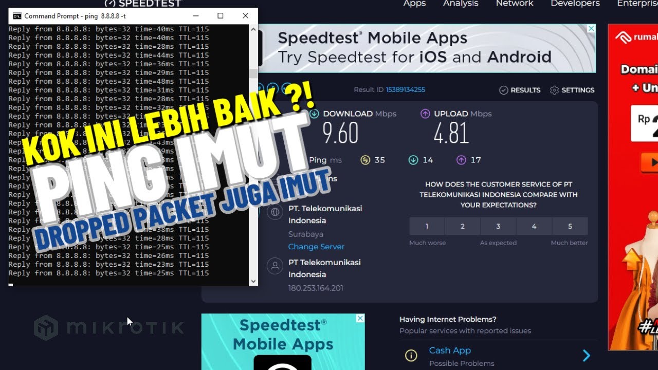 THE EFFECT IS INTERESTING WITH INTERNET SPEED LIMITS USING SFQ | CUSTOM BANDWIDTH LIMITATION
