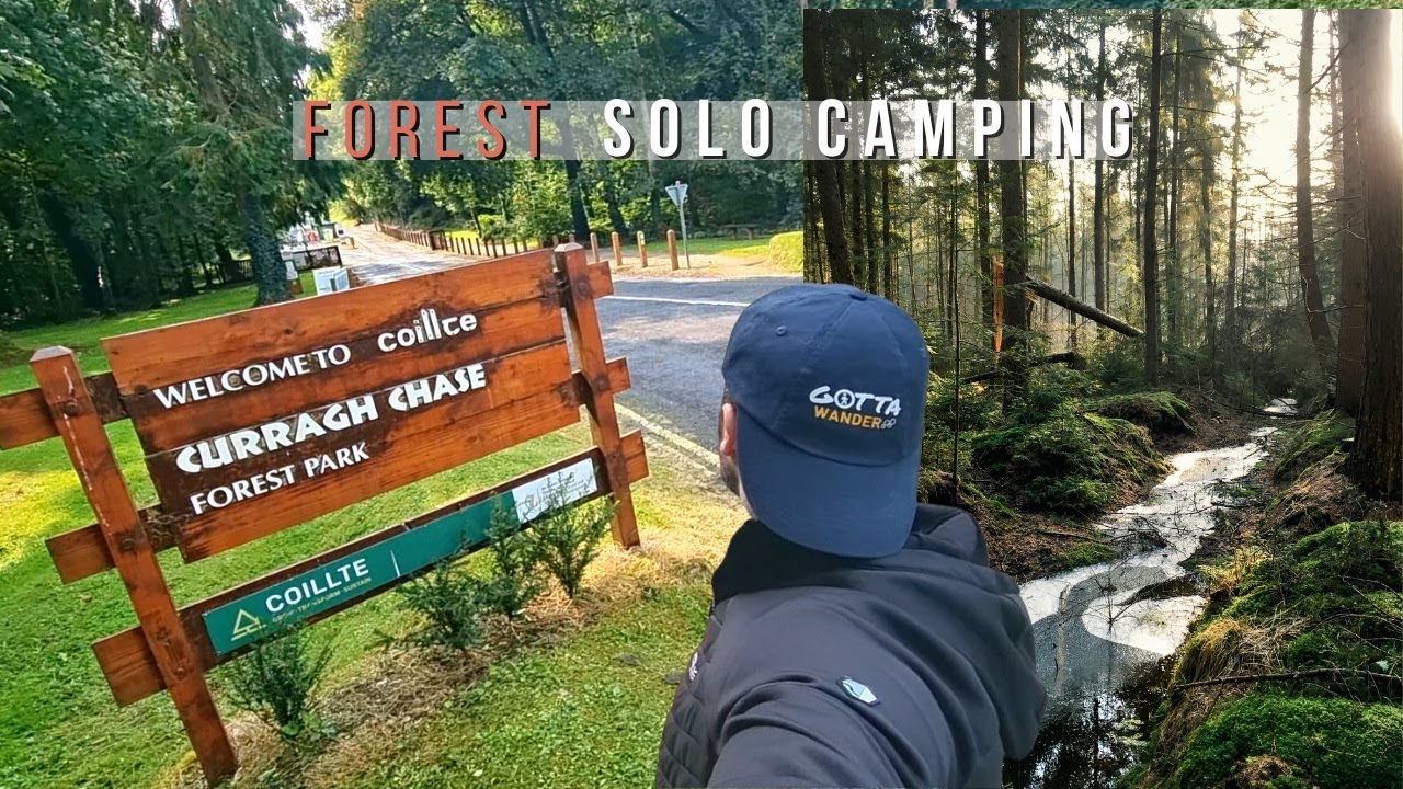 Solo Tent Camping in Ireland 's Native Woodlands | Relaxing Rural Campsite