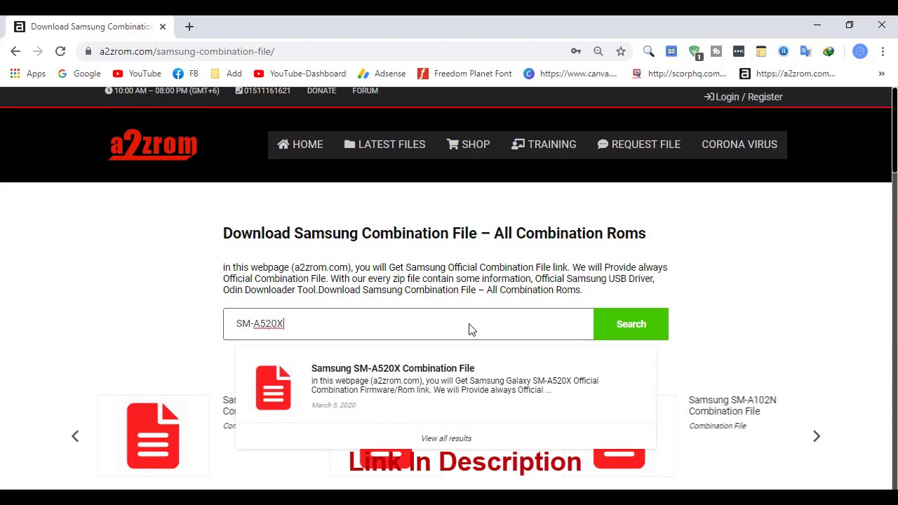Download Samsung SM-A520X Combination File | Firmware | Flash File