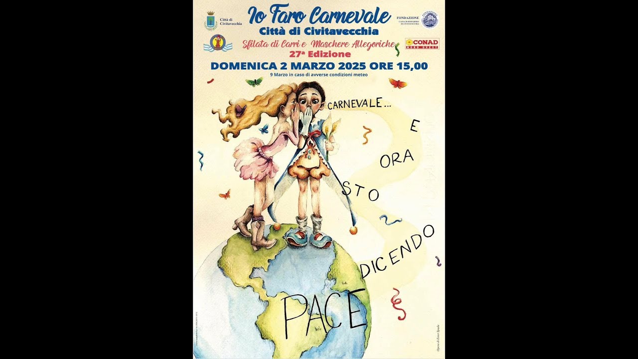 idea radio - IO FARO CARNEVALE 2025 - Sfilata carri allegorici da Civitavecchia