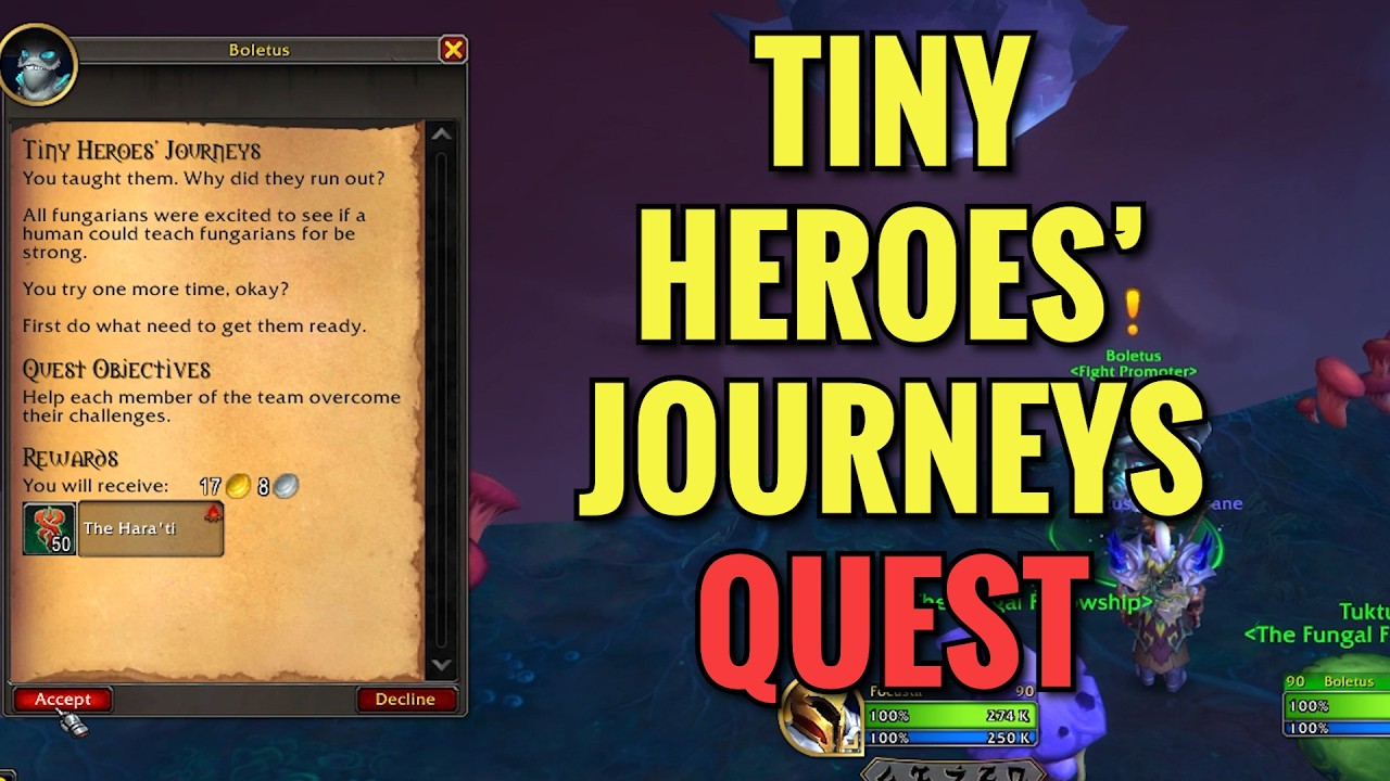 Tiny Heroes' Journeys Quest (WoW Midnight)