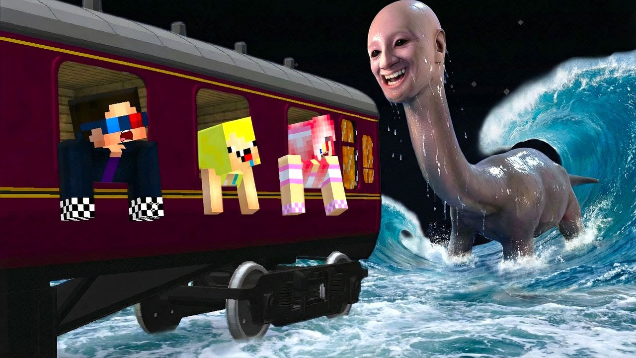 🚆АНОМАЛЬНЫЙ ПОЕЗД ТАЛАССОФОБИИ В МАЙНКРАФТ! ШЕДИ МЕН MINECRAFT