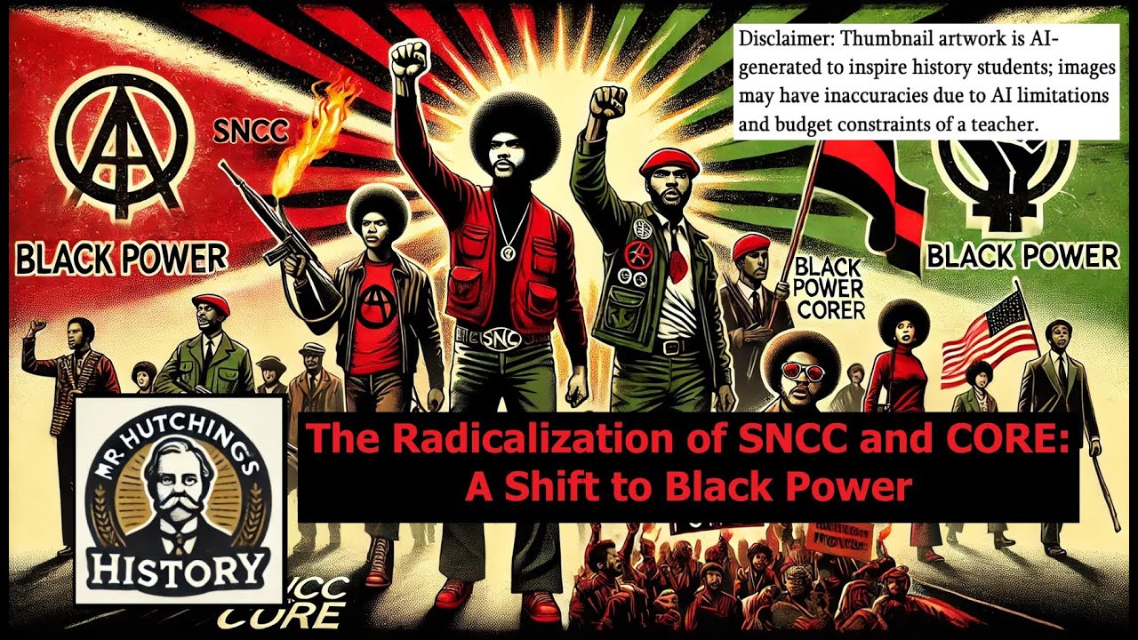 The Radicalization of SNCC and CORE: A Shift to Black Power