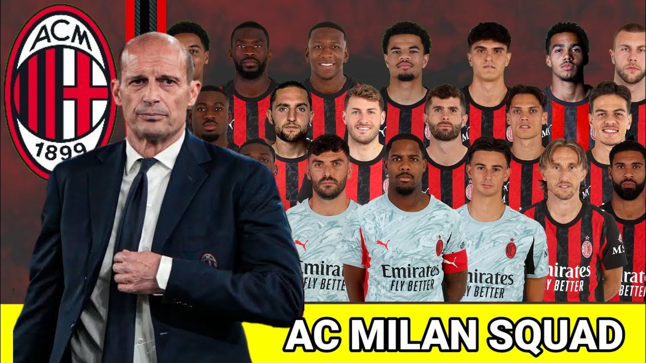 AC MILAN 2025/2026 SQUAD ¦ AC MILAN MEN FIRST TEAM