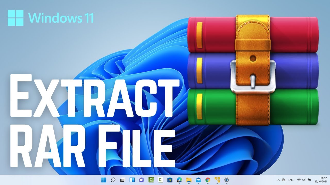 Как извлечь RAR-файл в Windows 11