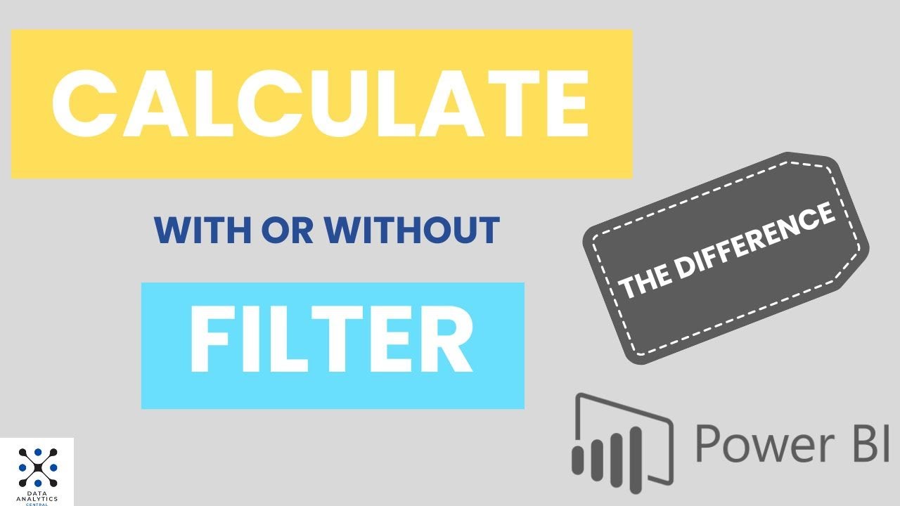 Тонкая разница между CALCULATE с выражением FILTER и без него 