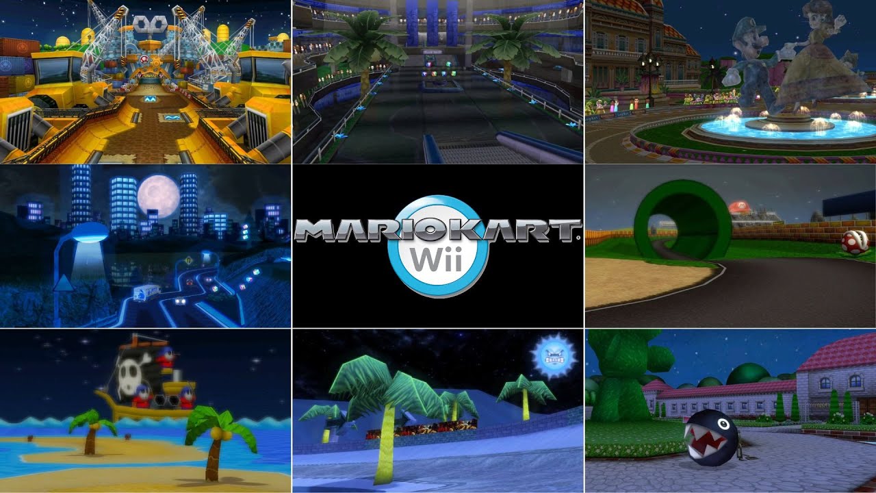 If Mario Kart Wii Had A Night Mode // Full Walkthrough - All 8 Cups [150cc]