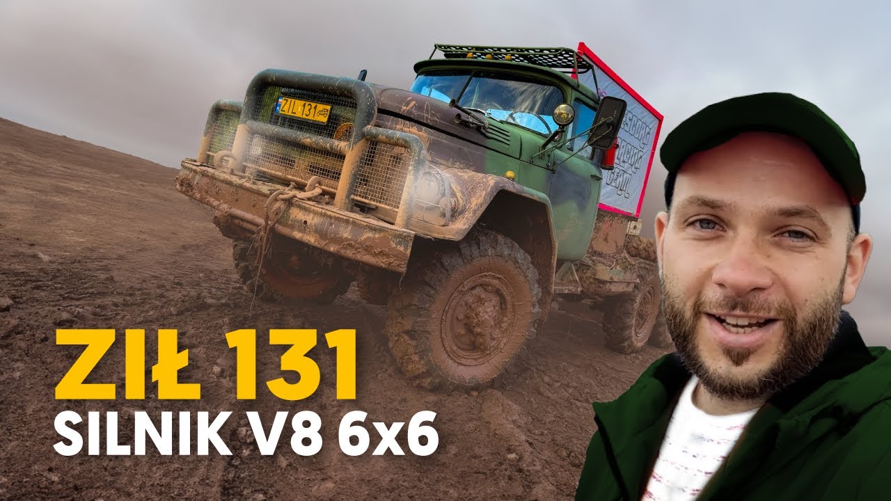MOCARNY ZIŁ 131 SILNIK V8 6x6