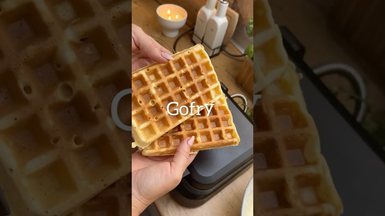 Tradycyjne gofry - najlepszy przepis, uwielbiam #prostyprzepis #nadeser #nasłodko #gofry