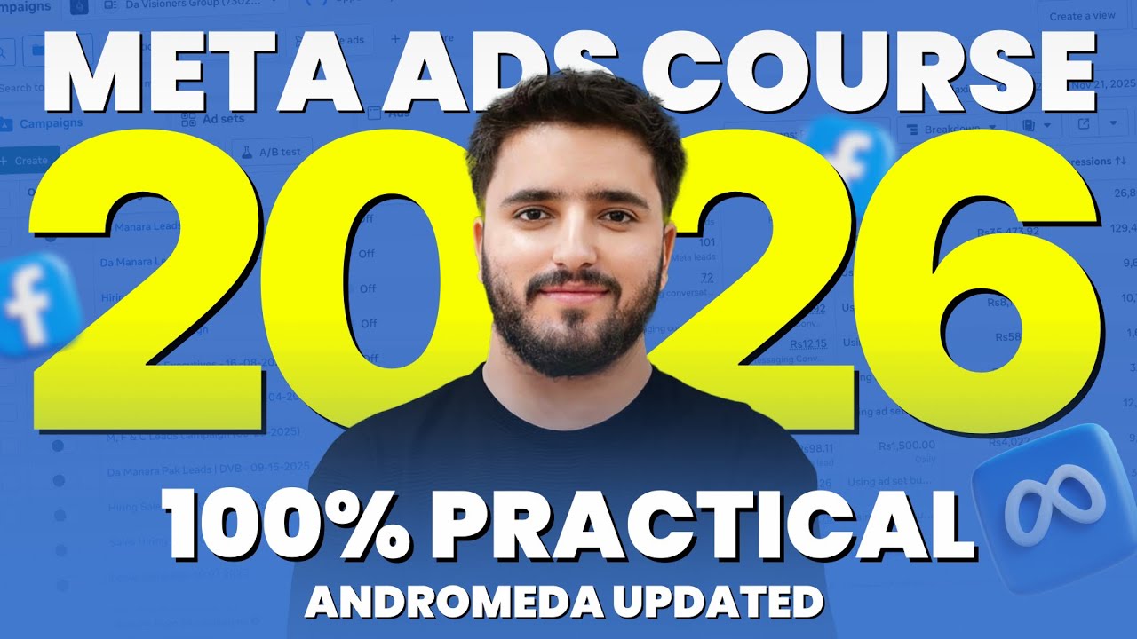 How To Run Facebook Ads in 2026 For Local Business | Meta Ads Course 2026 (Andromeda Updated)