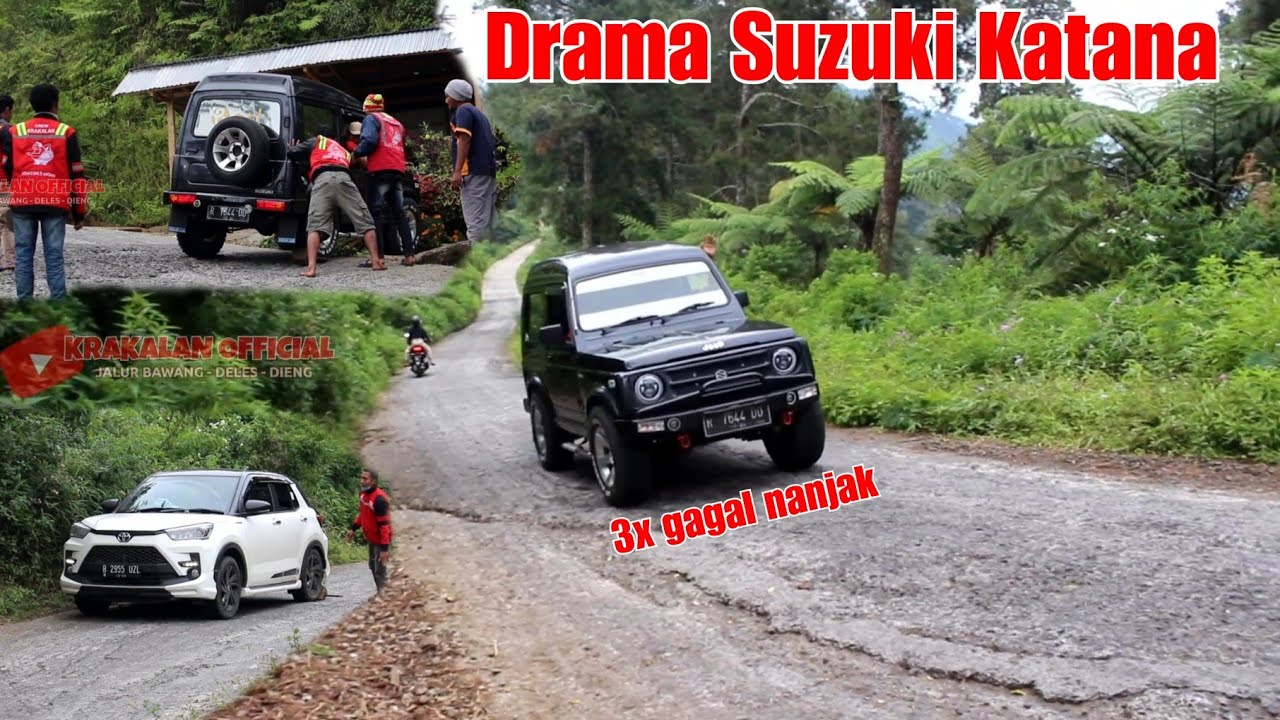 Drama Suzuki Katana || crew krakalan || tanjakan krakalan || @krakalanofficial