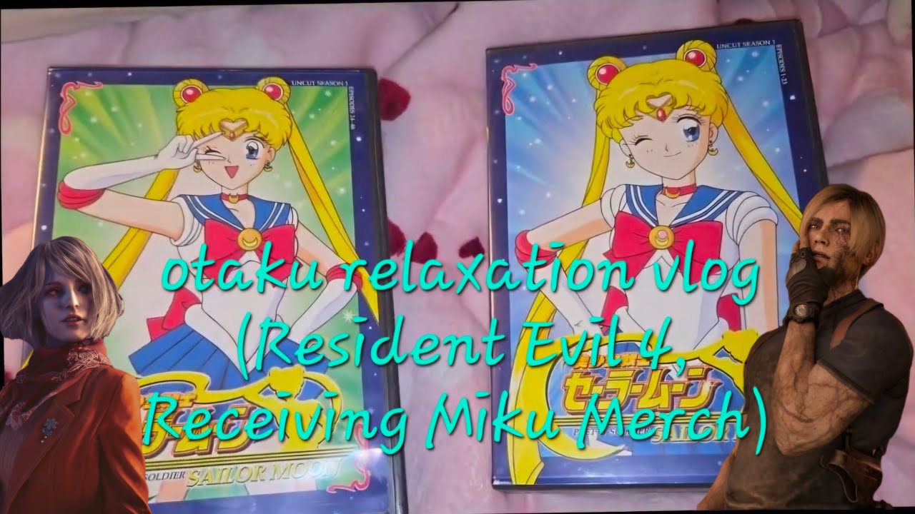 Otaku Relaxation Vlog, Resident Evil 4, Unboxing anime mail (figures and goodies) Pt. 1