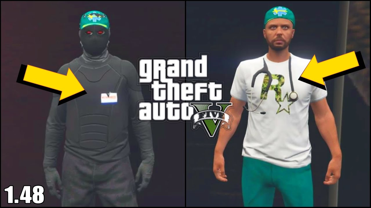 COMMENT TRANSFÉRER LE BADGE ET LE STÉTHOSCOPE SUR TOUTES VOS TENUES | GTA 5 ONLINE | 1.48 |PS4/XBOX|