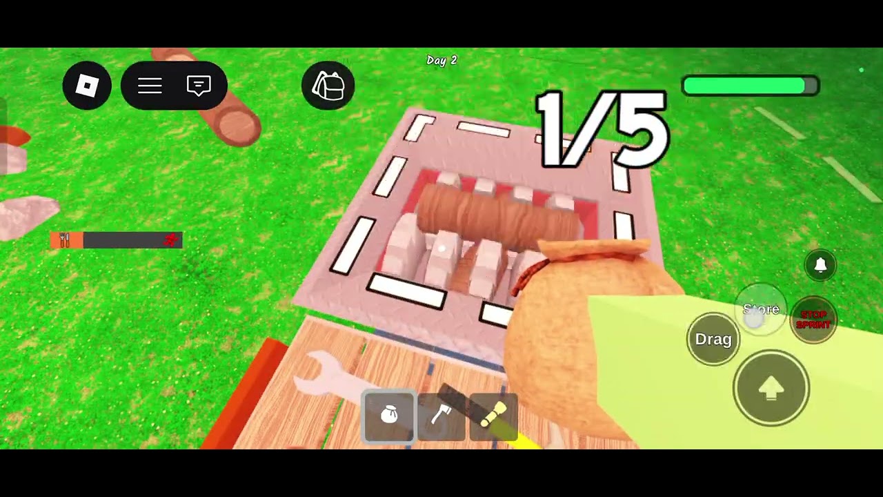 I played 99 nights in the forest with my freind