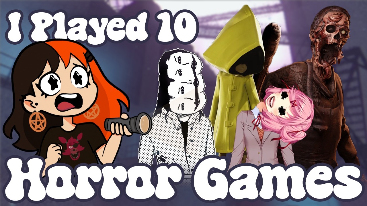 I Played 10 HORROR GAMES To Find The SCARIEST one.
