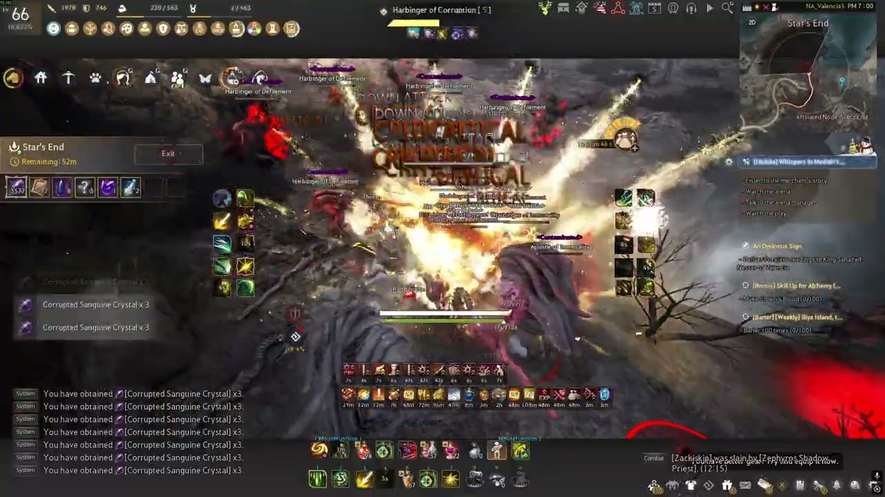 Stars End rework pre buff Archer 390k (1950 ap) 19.7k lvl 2 + agris 4.5k monsters kills marni