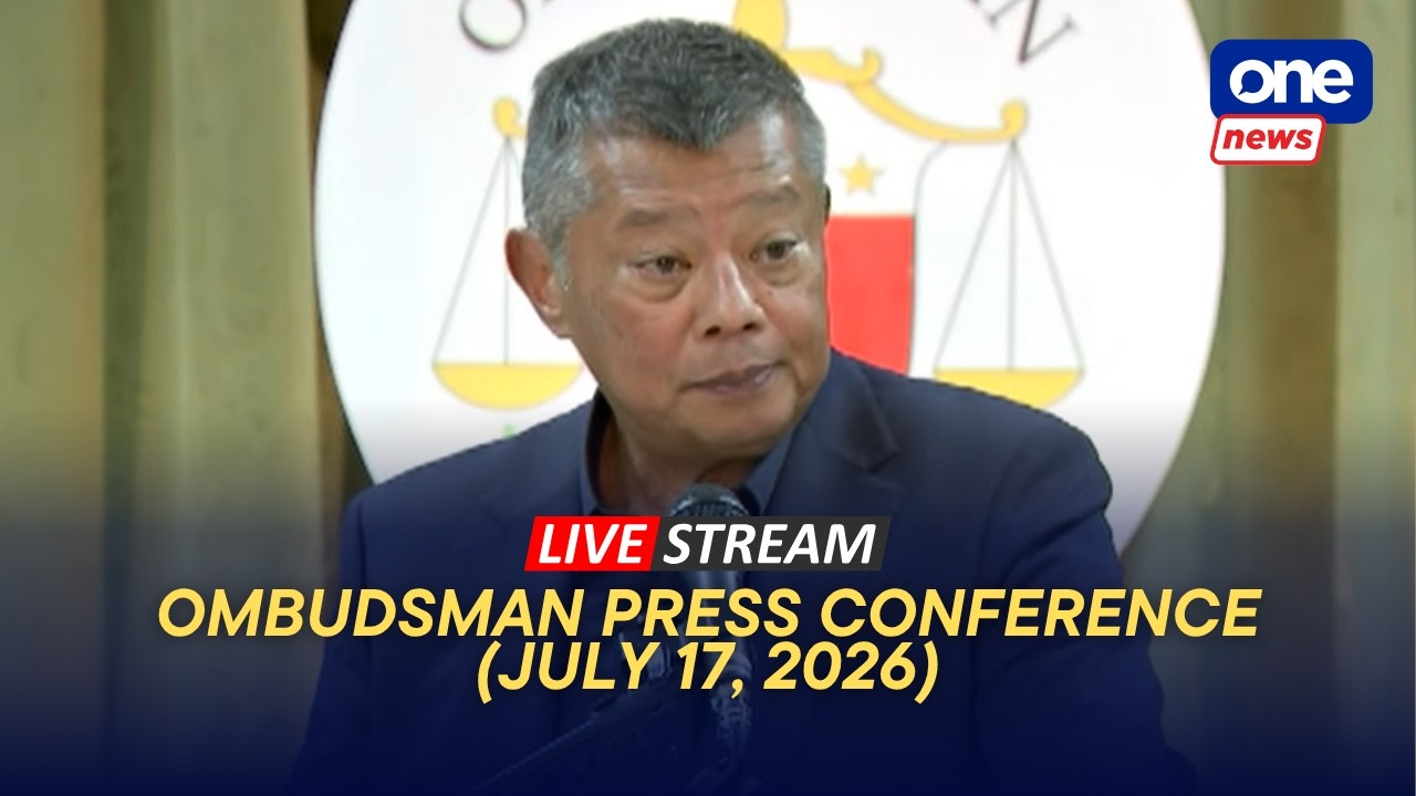 LIVE | Office of the Ombudsman holds press conference (July 17, 2026)