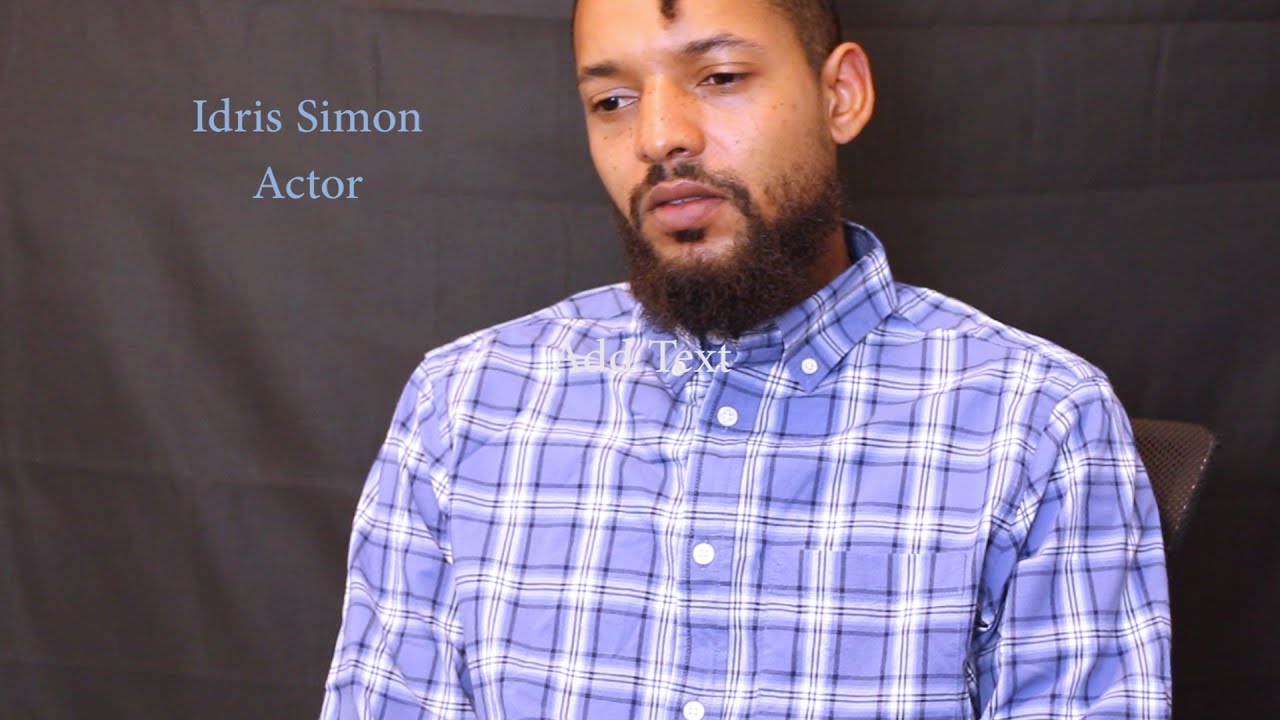 Great Acting Monologue - Idris Simon