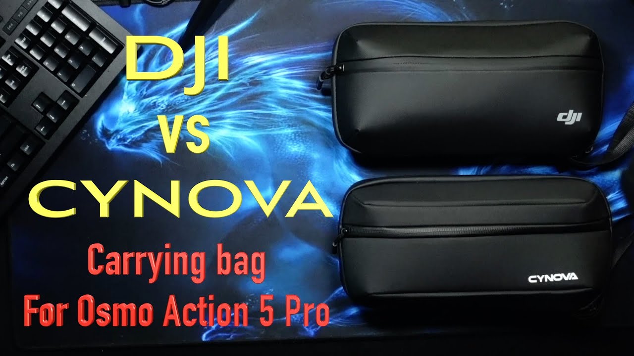 DJI vs Cynova  Carrying bag for Osmo Action 5 Pro
