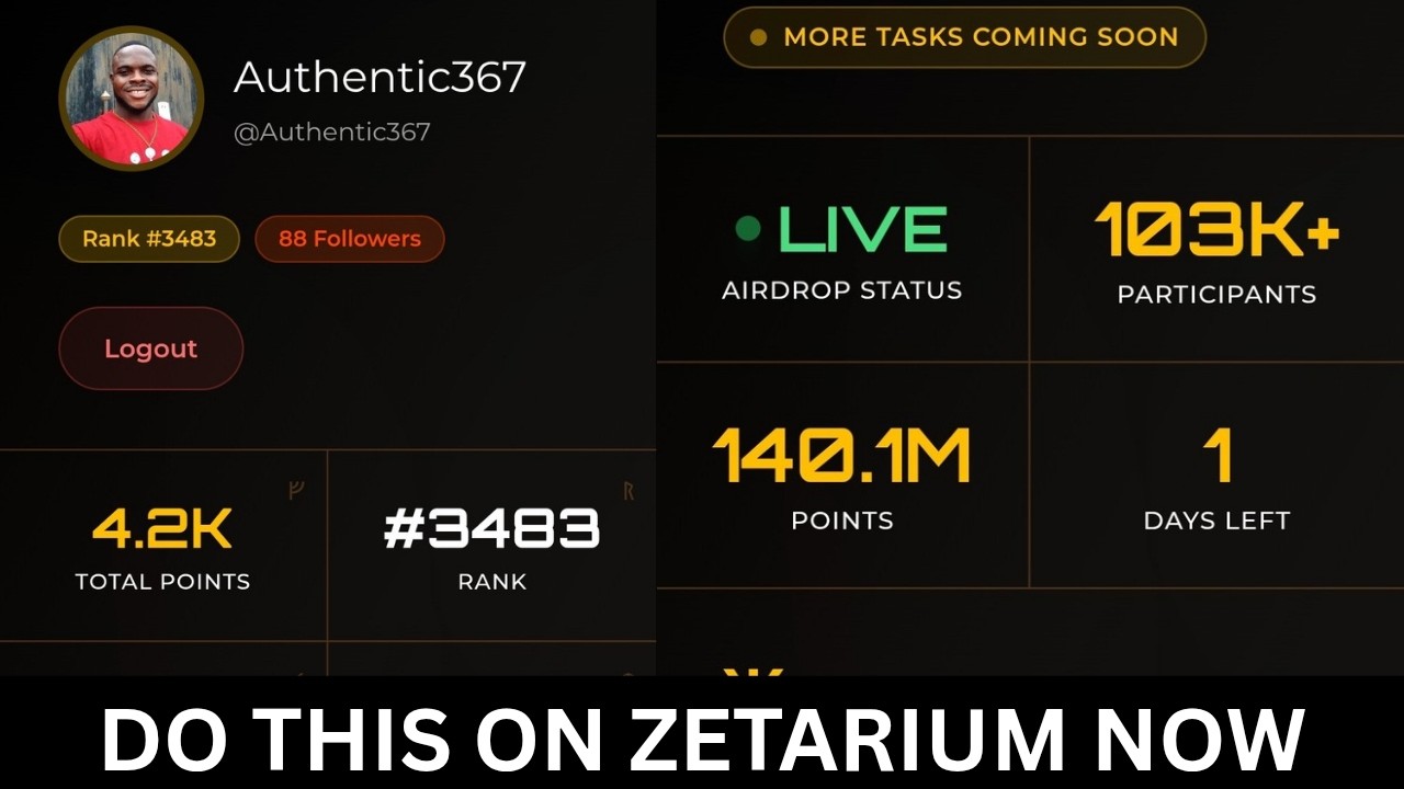 Аирдроп Zetarium скоро закончится, сделайте это сейчас, иначе потеряете выделенные вам средства.