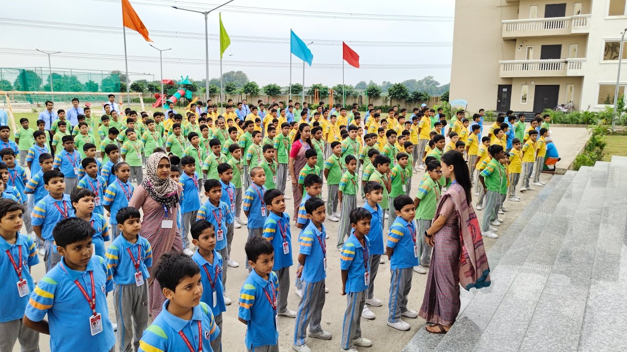 GD Goenka public school Darbhanga || assembly time || #avp24 #gfggaming 😀