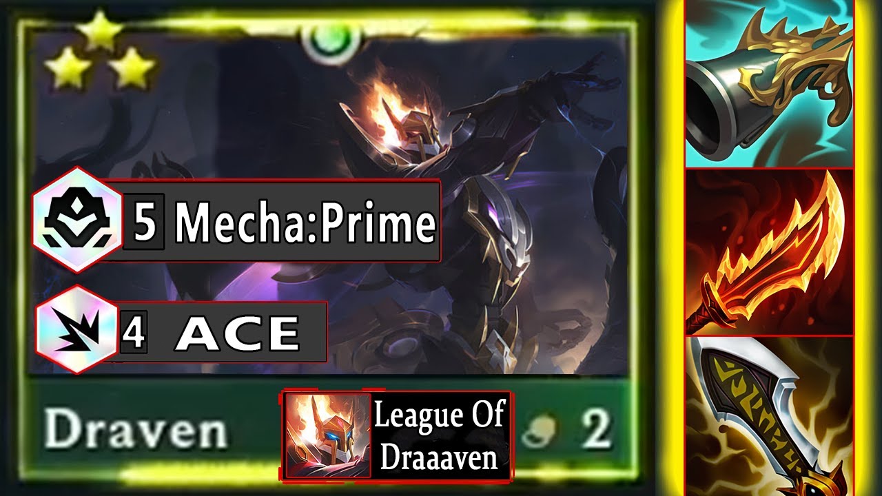 Gold Collector + League Of Draven Augment = Crazy Gold Economy Draven ⭐⭐⭐ 3 Star | TFT SET 8