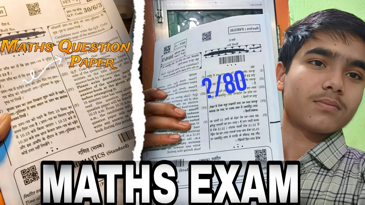LENGTHIEST Maths Paper 😭 Lost ? Marks | CBSE Class 10th Maths Exam Review 💀 Disappointed 😫