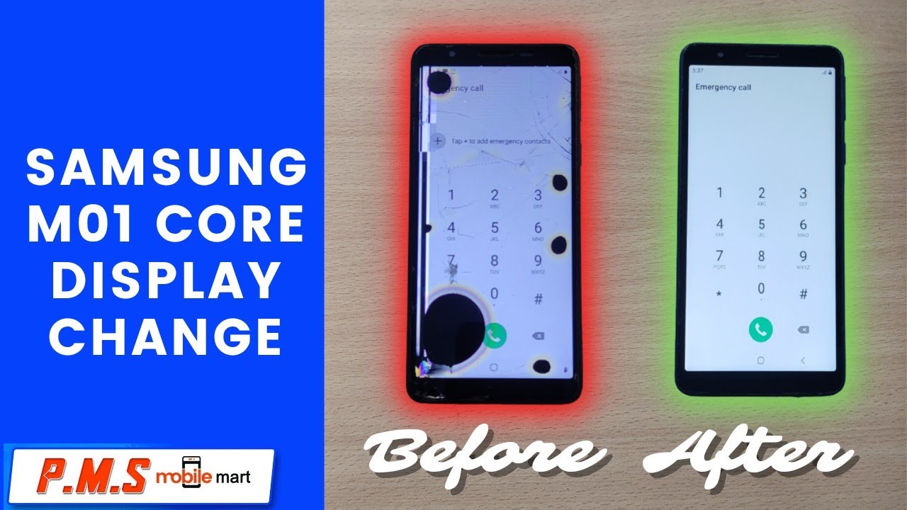 Samsung M01 core display replacement | How to change samsung M01 core display | P.M.S Mobile Mart