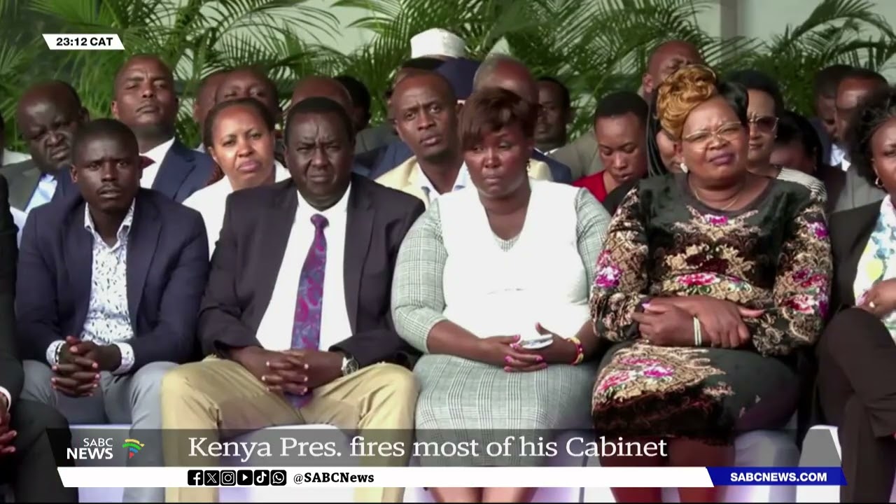 Kenya's President William Ruto sacks most of his Cabinet