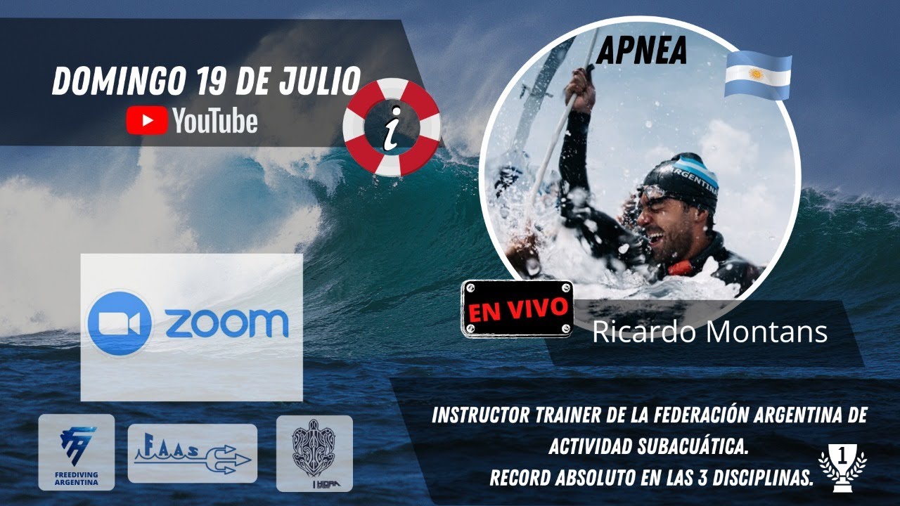 Ricardo Montans - Campeón argentino de apnea