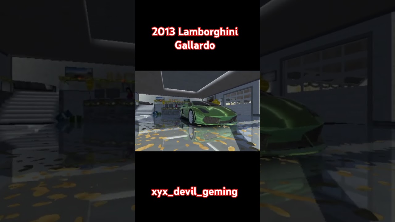 2013 Lamborghini Gallardo 😱🤫 //. #cars #automobile #gaming #car #games #roblox