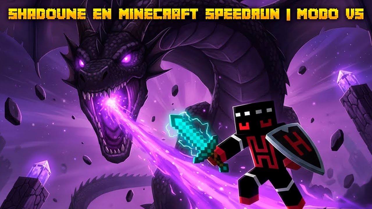 SHADOUNE en Minecraft Speedrun | MODO VS 🏆