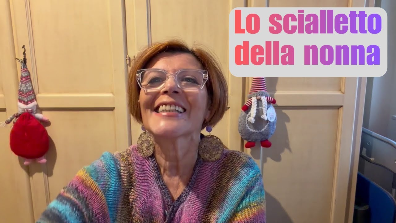 Lo scialletto della nonna #uncinetto #maglia #creazioni