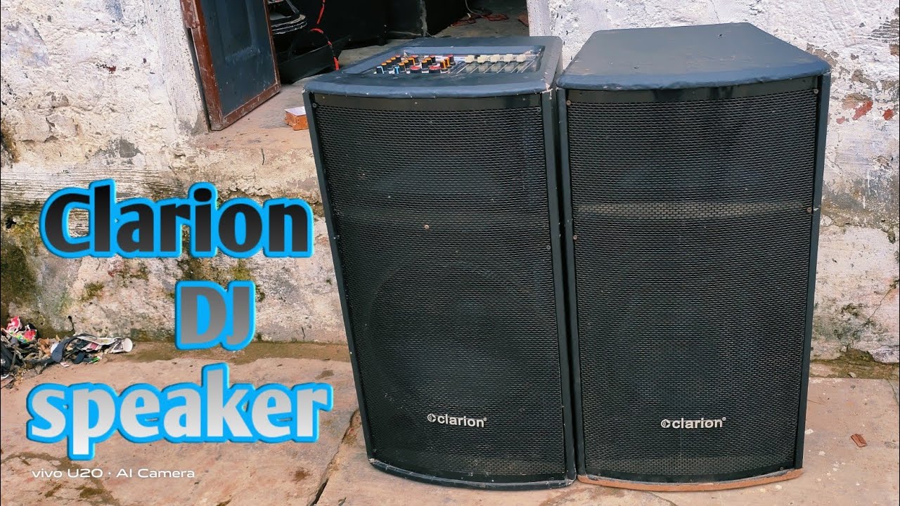 CLARION DJ SPEAKER. !CLARION 15