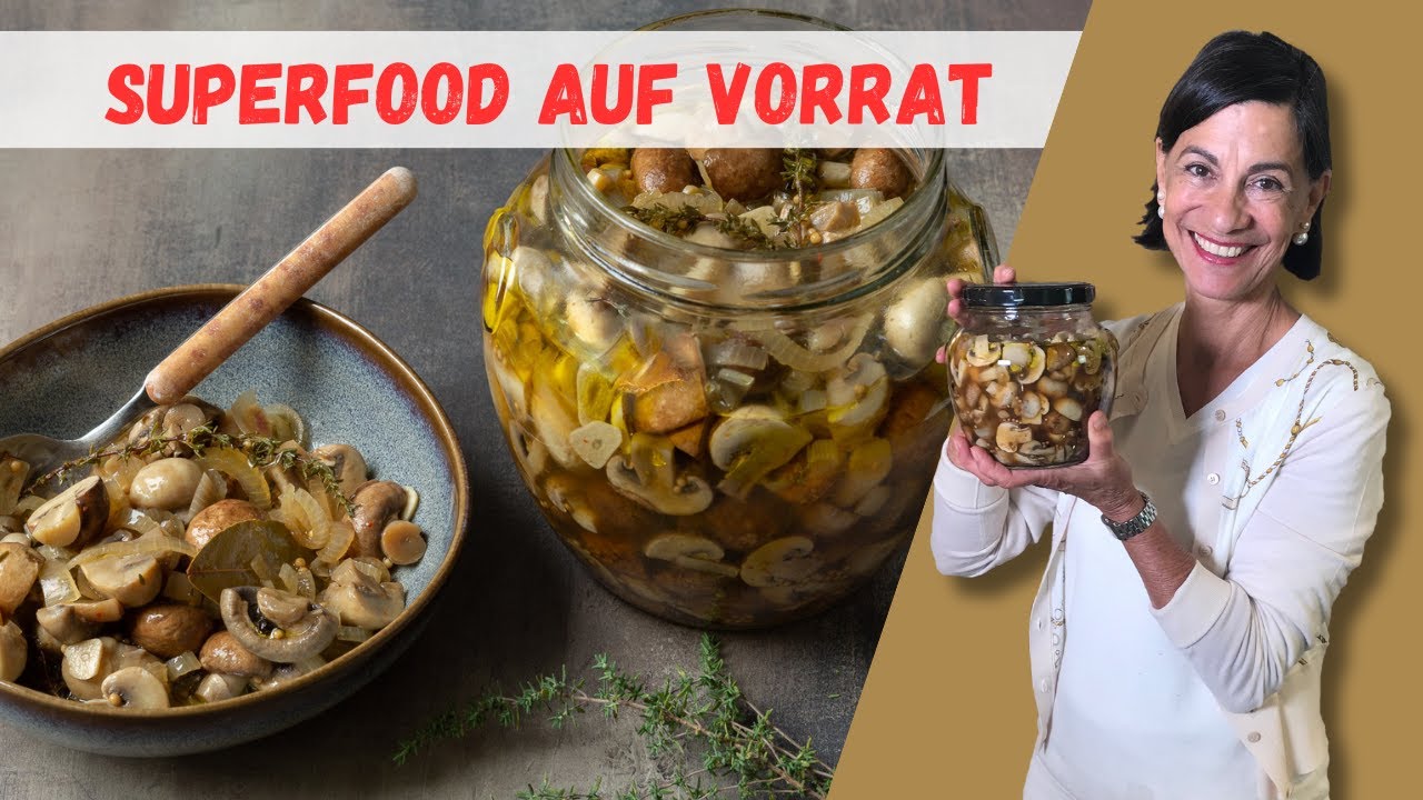 Marinierte Champignons – Antipasti zum Selbermachen