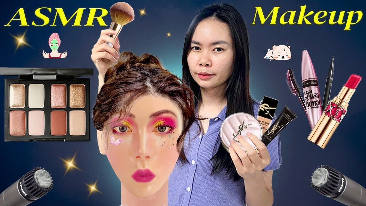 ASMR 💄 Trang Điểm Cho Mannequin Cực Chill✨ l ASMR Makeup on Mannequin (Whispered)#asmr #relax