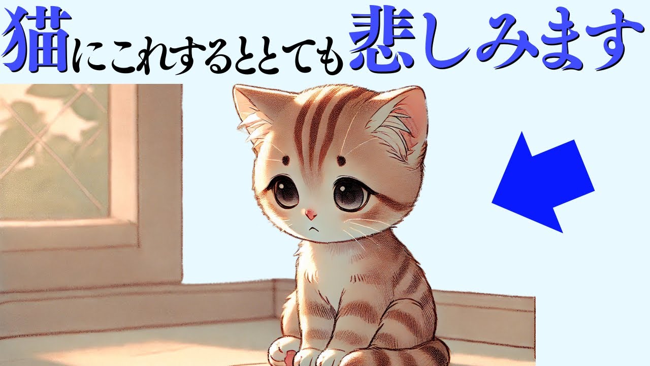 【猫を悲しませる飼い主の行動】 猫の雑学 #猫 #ねこ