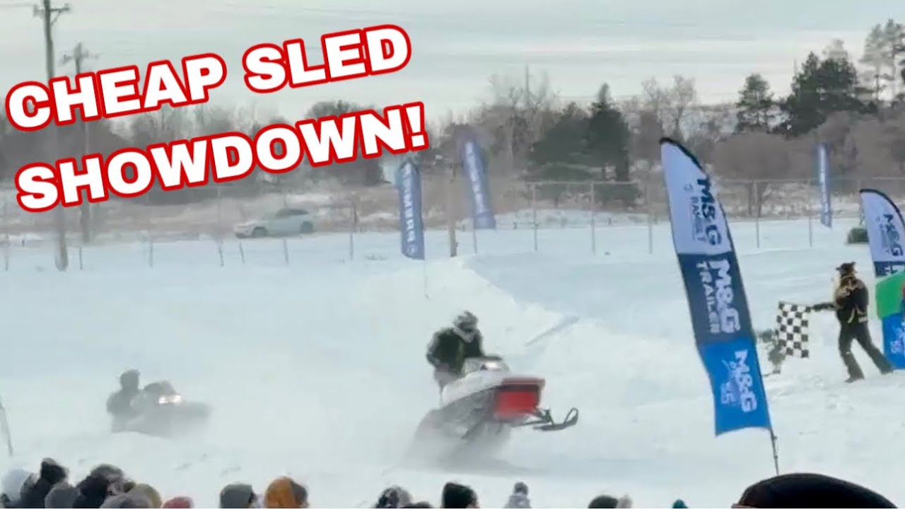 CRAZIEST Cheap Sled Race EVER! Ditchbanger Nationals 2025!