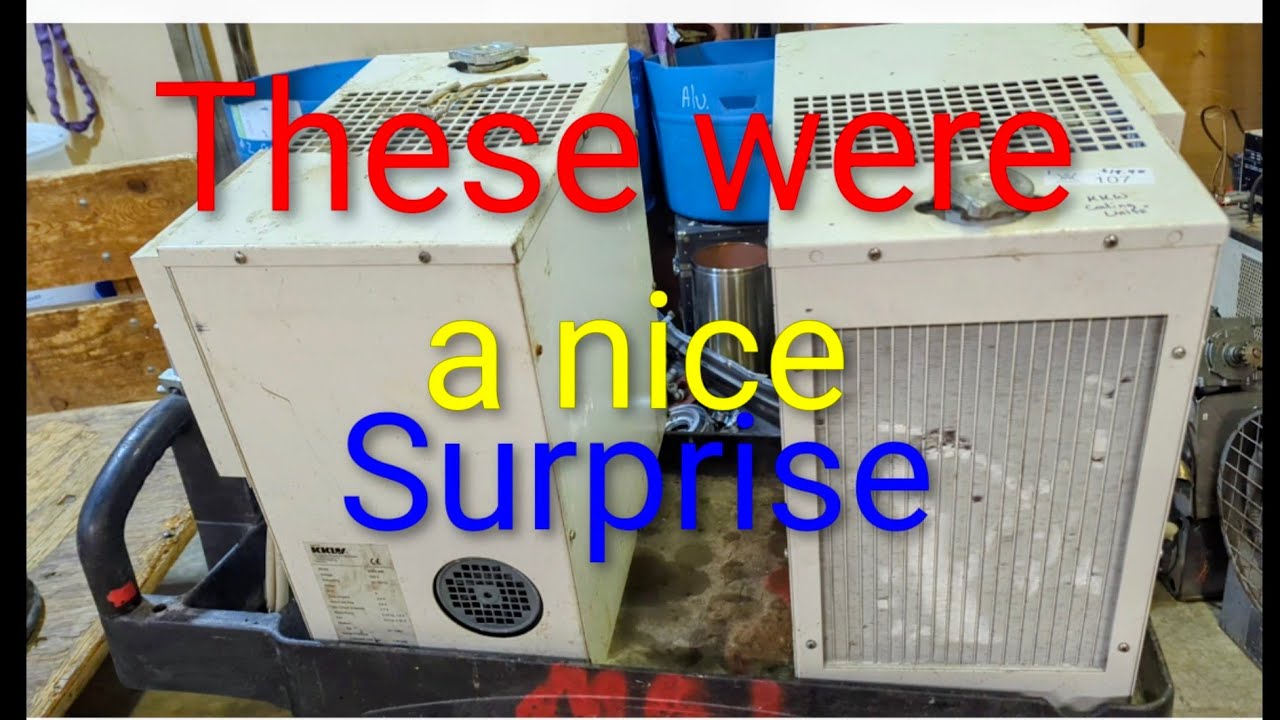 Auction wins! Scrapping Cooling Units 
