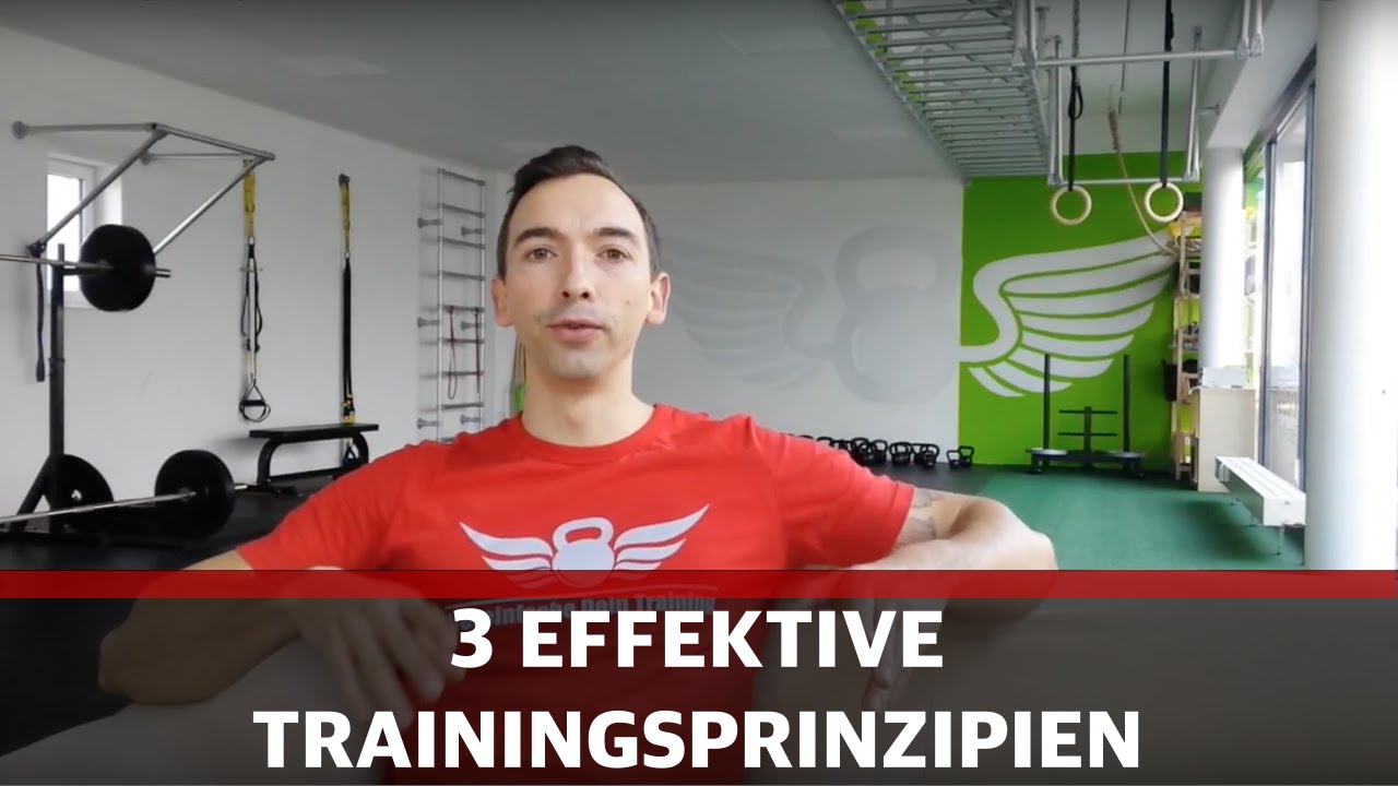 3 effektive Trainingsprinzipien für nachhaltiges Training - Vereinfache dein Training