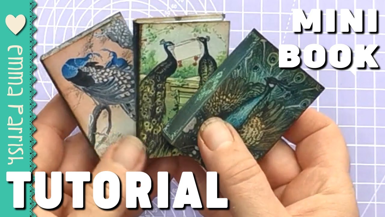 Mini Book Tutorial Junk Journal Ephemera Ideas with Emma Parrish