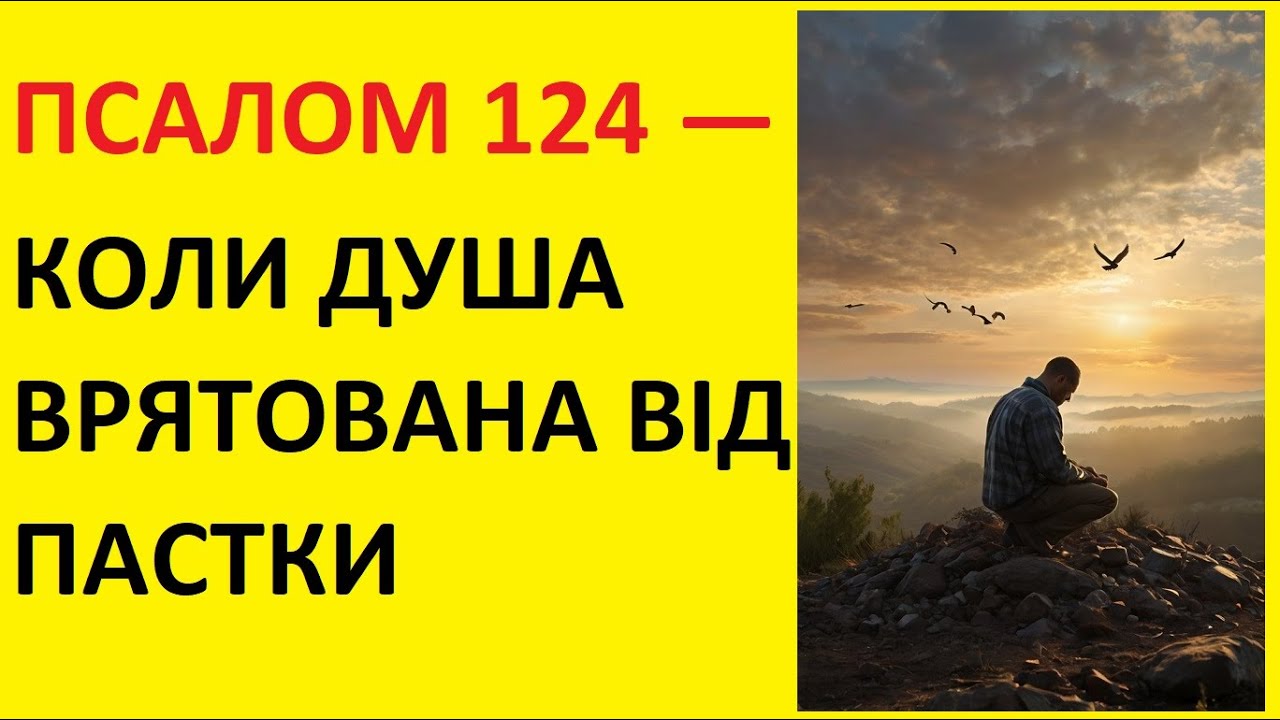 Жива озвучка - ПСАЛОМ 124 — КОЛИ ДУША ВРЯТОВАНА ВІД ПАСТКИ| БІБЛІЯ УКРАЇНСЬКОЮ