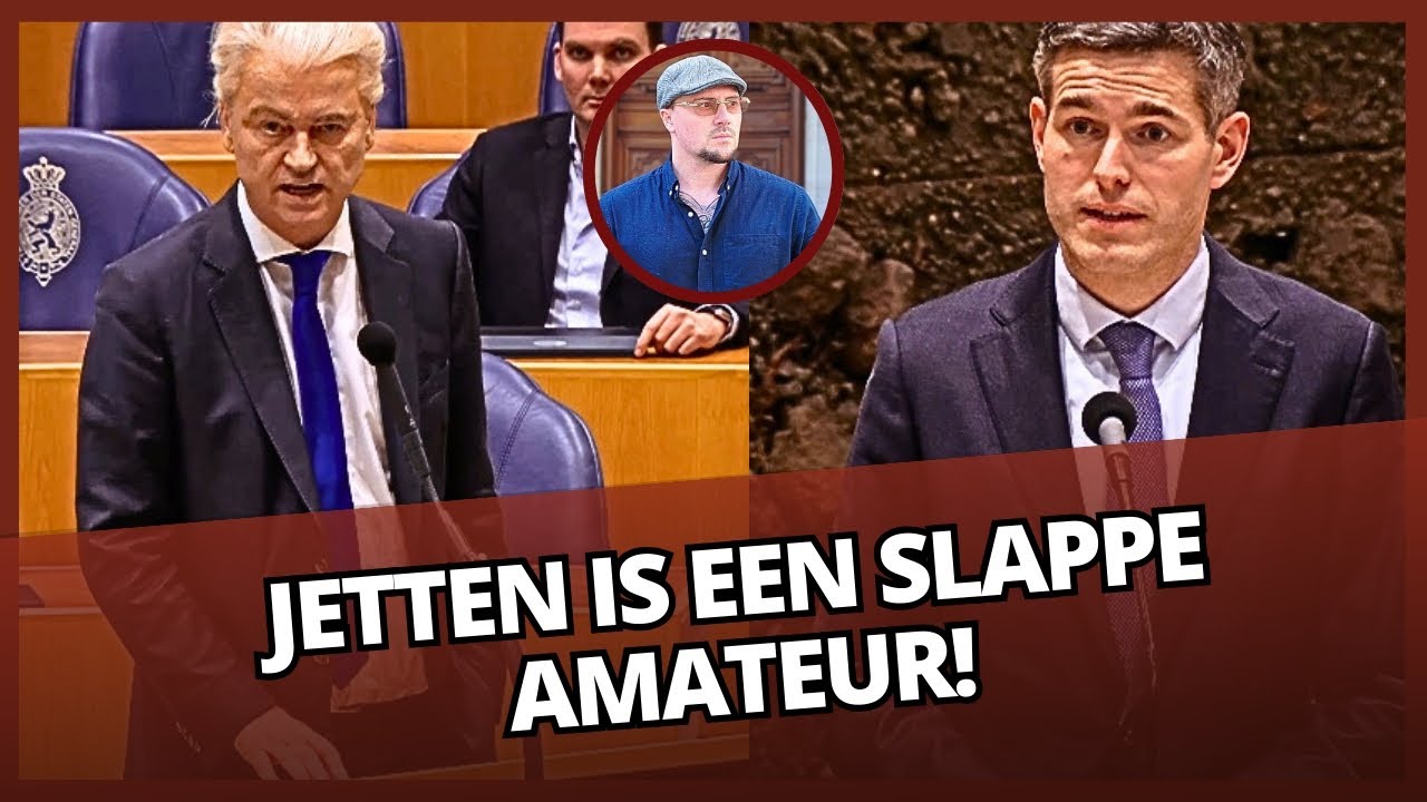 Wilders SLOOPT Jetten volledig m.b.t zijn SLAPPE REACTIE! 