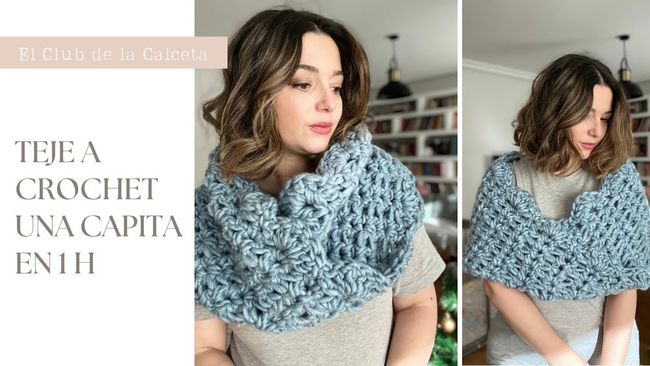 CAPITA CARLOTA : tutorial paso a paso para tejerte a crochet una capita en 1 hora !