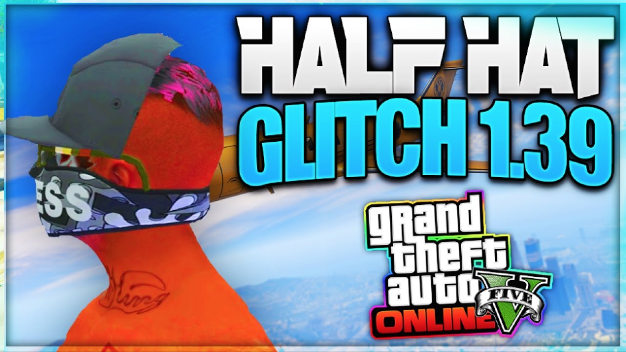 GTA 5 Online - Ripped Hat Clothing Glitch 1.39! Half Hat Cool Modded Outfits (GTA 5 Glitches)
