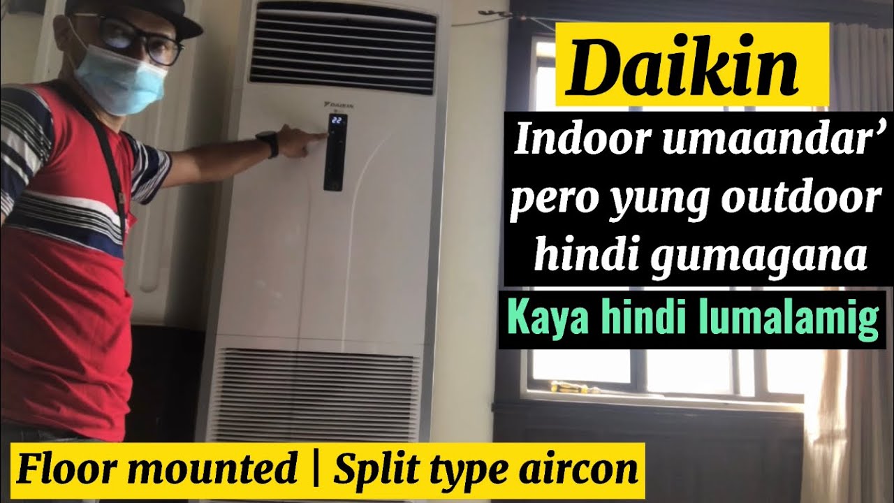 Daikin split type | floor mounted aircon outdoor not working.