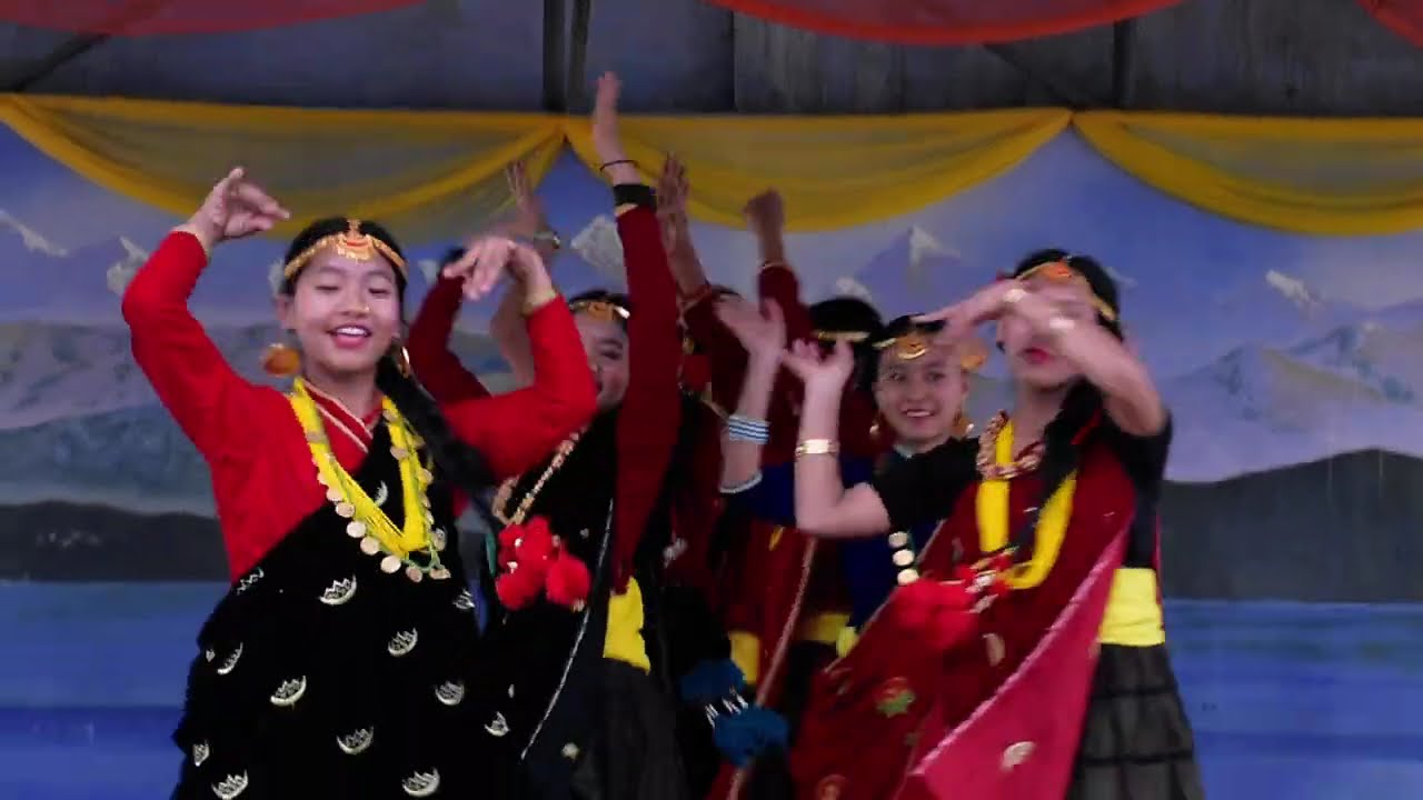 BRIGHTLAND SCHOOL Nepalgunj Annual Function - Class 10 Girls' Dance